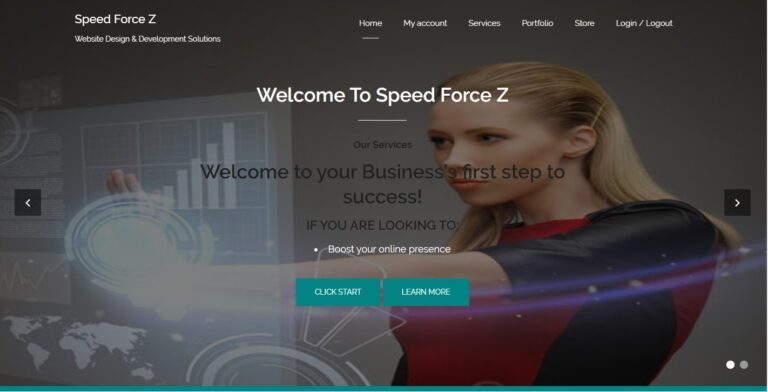 Speddforcez.com Website Design & Development Solutions