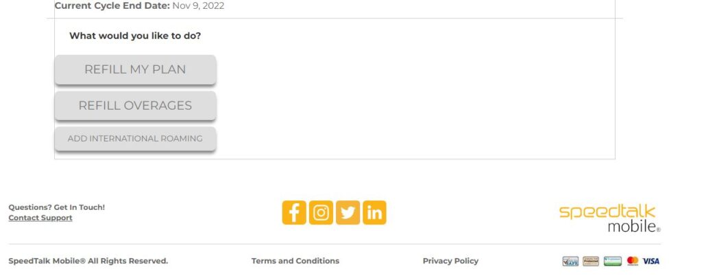 speedtalkmobile.com Issues of concern