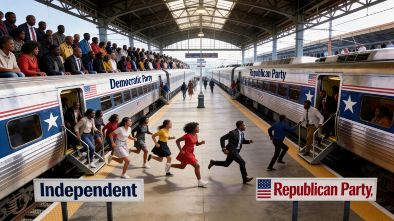 Why do so many Blacks in America support the Democratic Party who was behind Jim Crow, KKK, and Slavery?